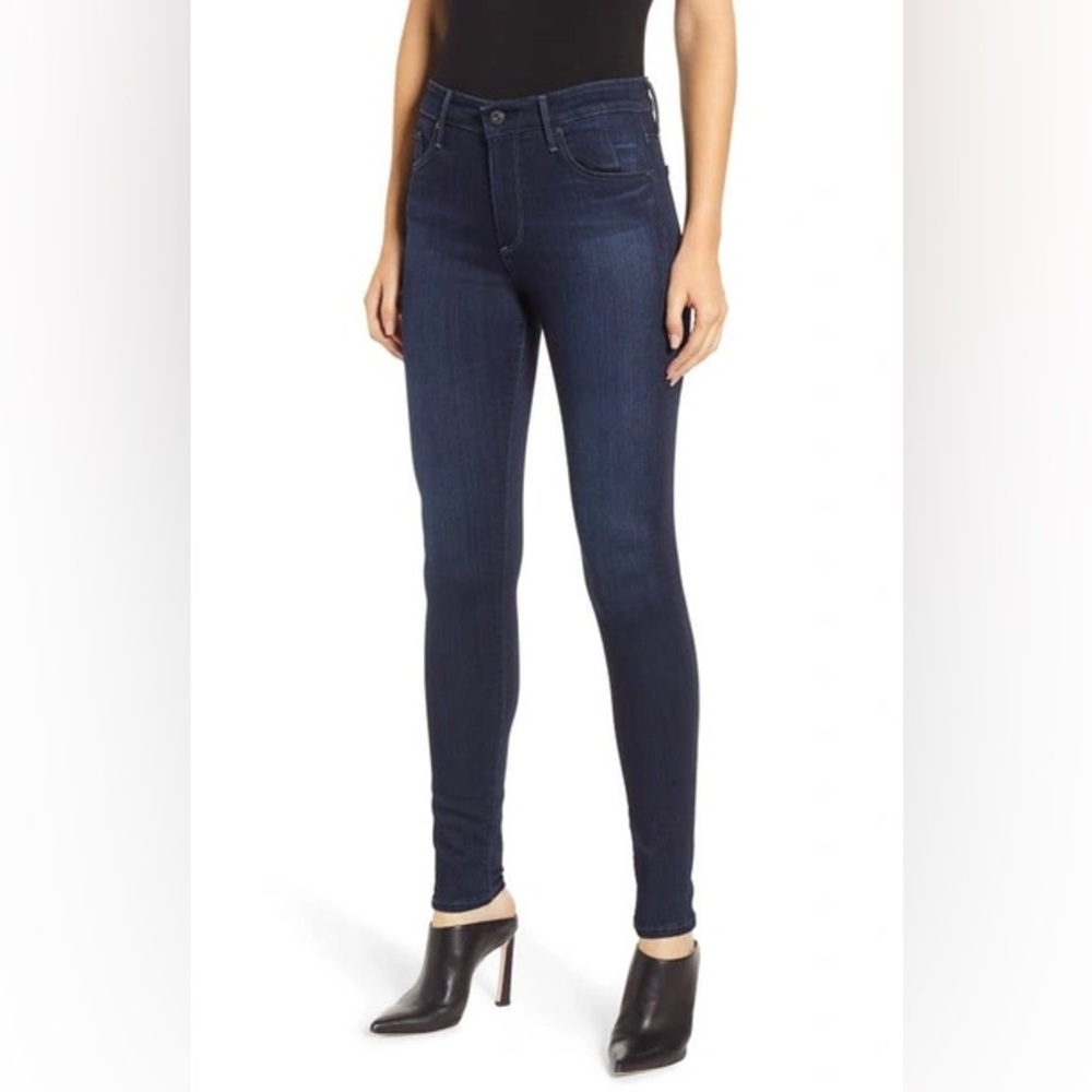Ag Farrah High Waist Skinny Jeans Blue Basin Denim Casual Women’s Size 30